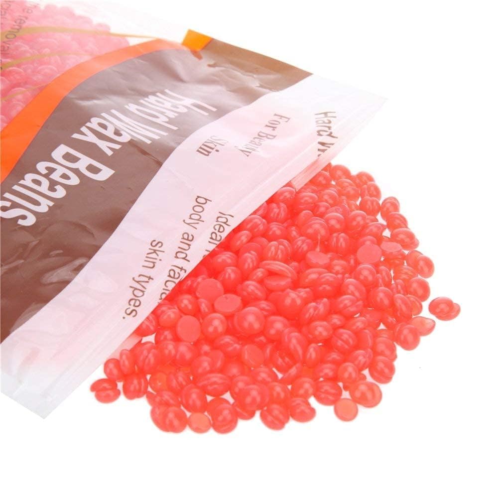 Painless Hard Wax Beans for Hair Removal - Brazilian Wax Kit for Face, Eyebrows, Back, Chest, Bikini & Legs | At-Home Waxing Solution (100g) - Perfect for Salon-Quality Hair Removal & Smooth Skin Care