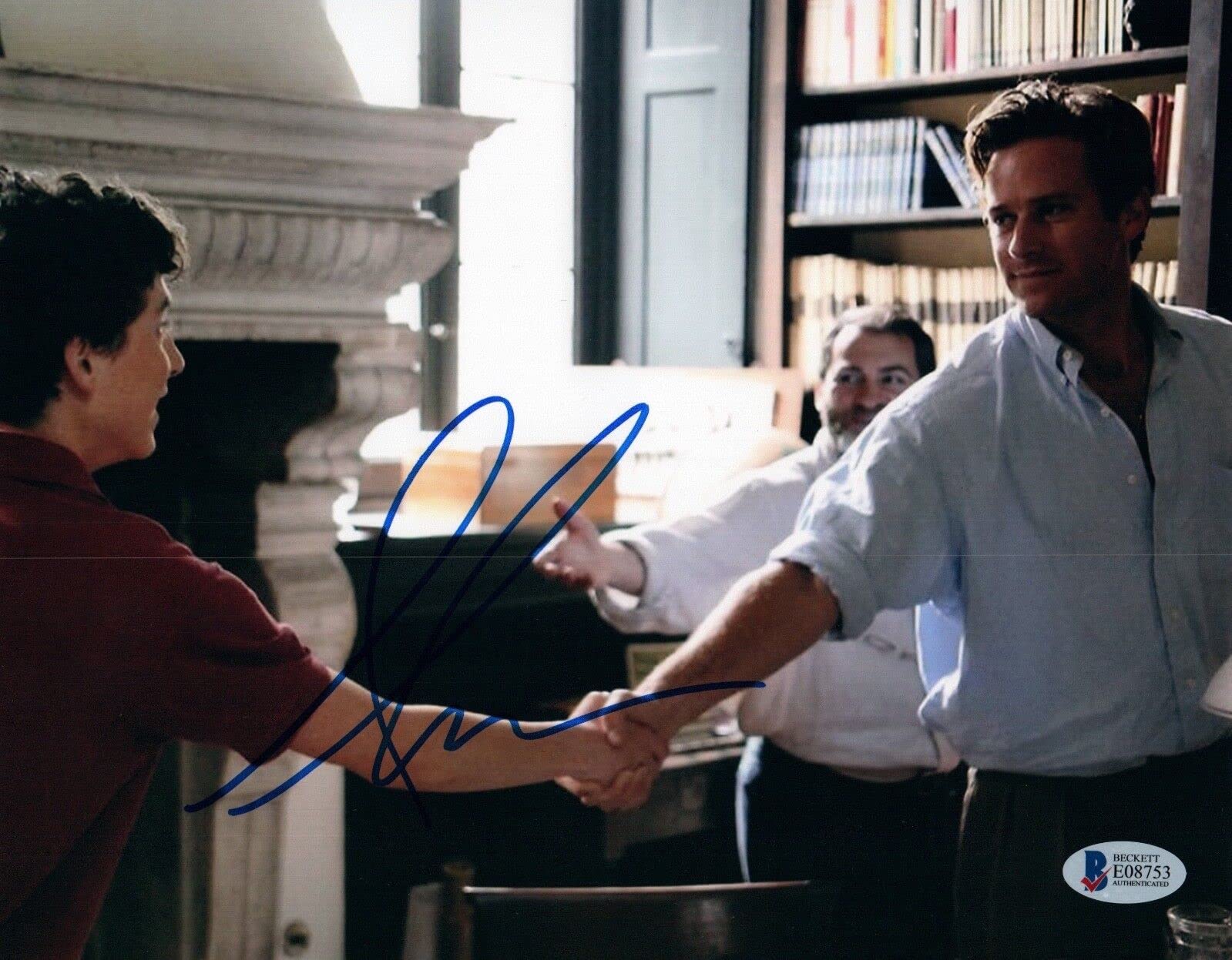Armie Hammer Signed Autographed 8x10 Photo - Call Me By Your Name Movie Memorabilia with BAS Beckett COA - Perfect for Film Collectors & Home Theater Decor