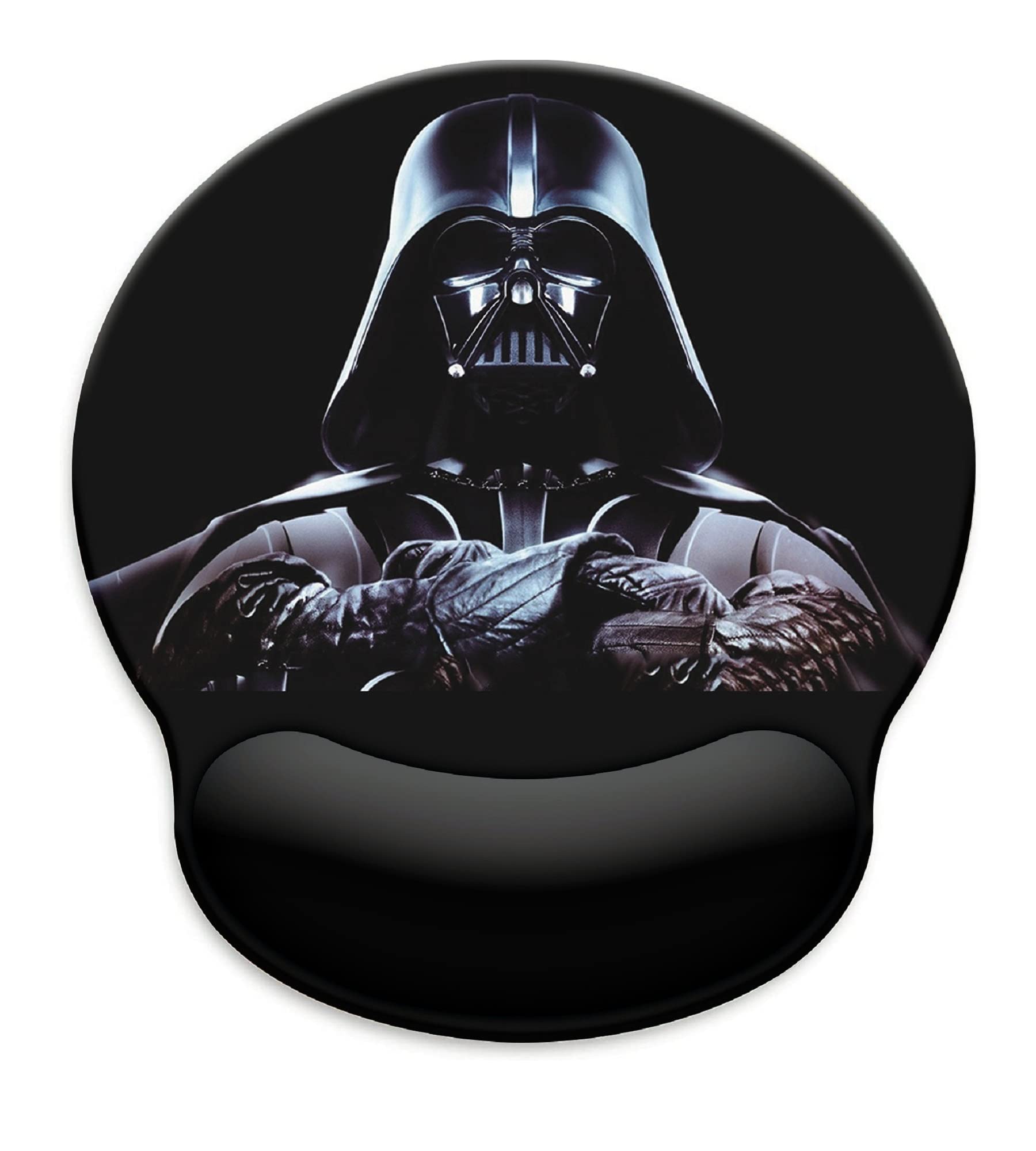 Ergonomic Black Mouse Pad with Wrist Rest - Non-Slip Rubber Base Gaming Mousepad for Laptop, Desktop & Office Use | Comfortable Wrist Support for Long Work & Gaming Sessions | Perfect Desk Accessory for Professionals & Gamers