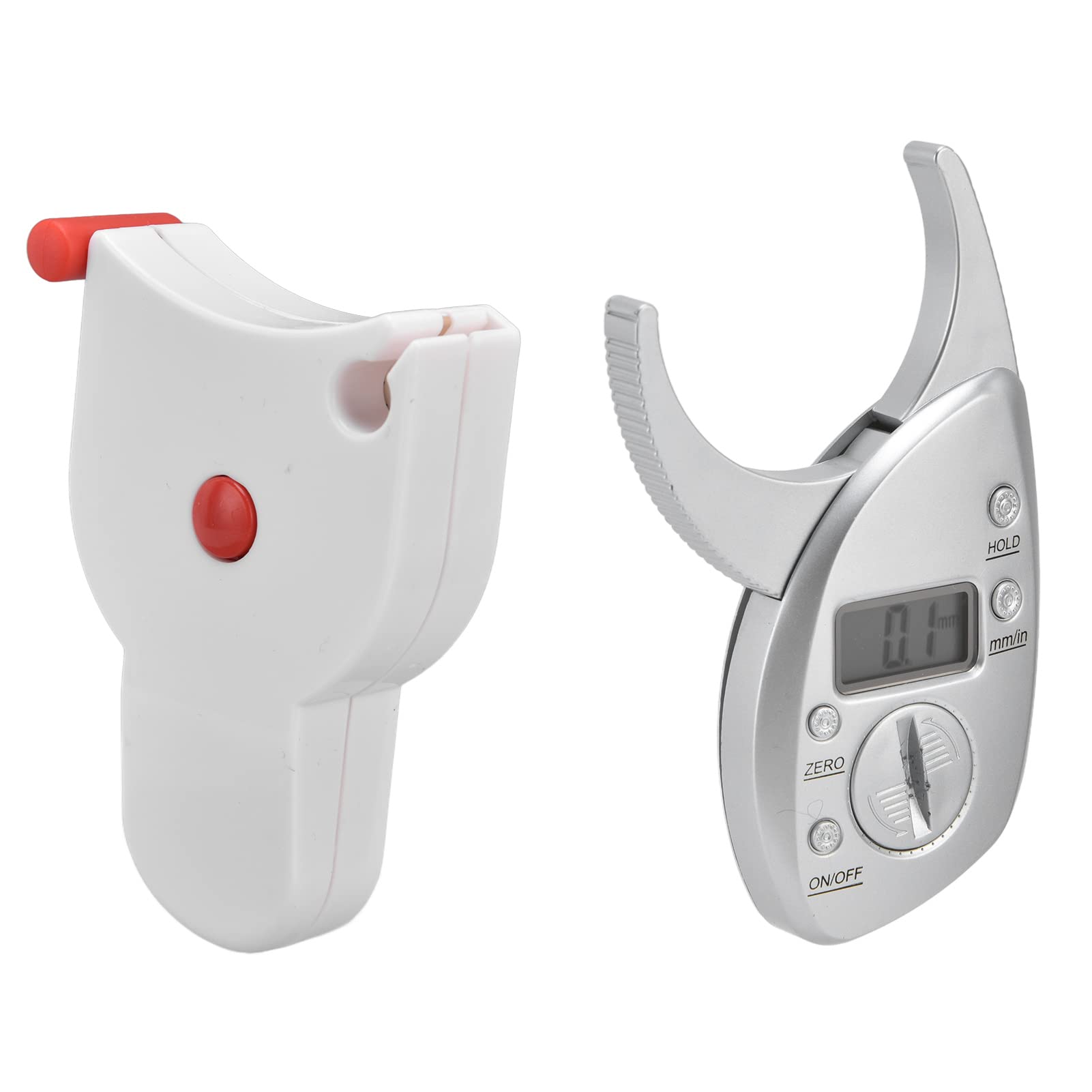 Accurate Fat Caliper & Body Measuring Tape - Digital Data Retention for Body Fat Measurement | Perfect for Fitness Tracking, Weight Loss & Health Monitoring