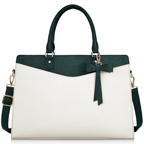 Dark Green and Beige