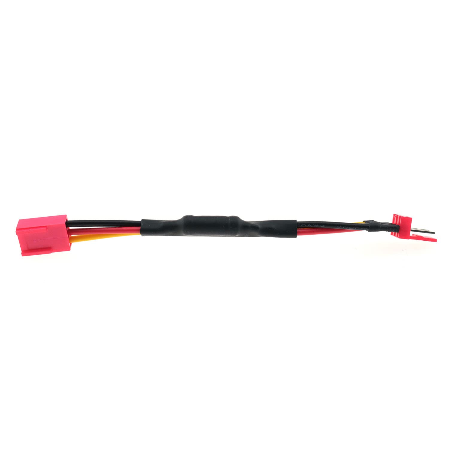 DGZZI 3-Pin PC Fan Speed Reducer Cable - 47 Ohm Resistor for 50-55% RPM Reduction, Temperature Control & Noise Reduction - Male to Female Connector for Case Fans, CPU Coolers & PWM Fans (Red) - Perfect for Silent PC Builds & Gaming Rigs