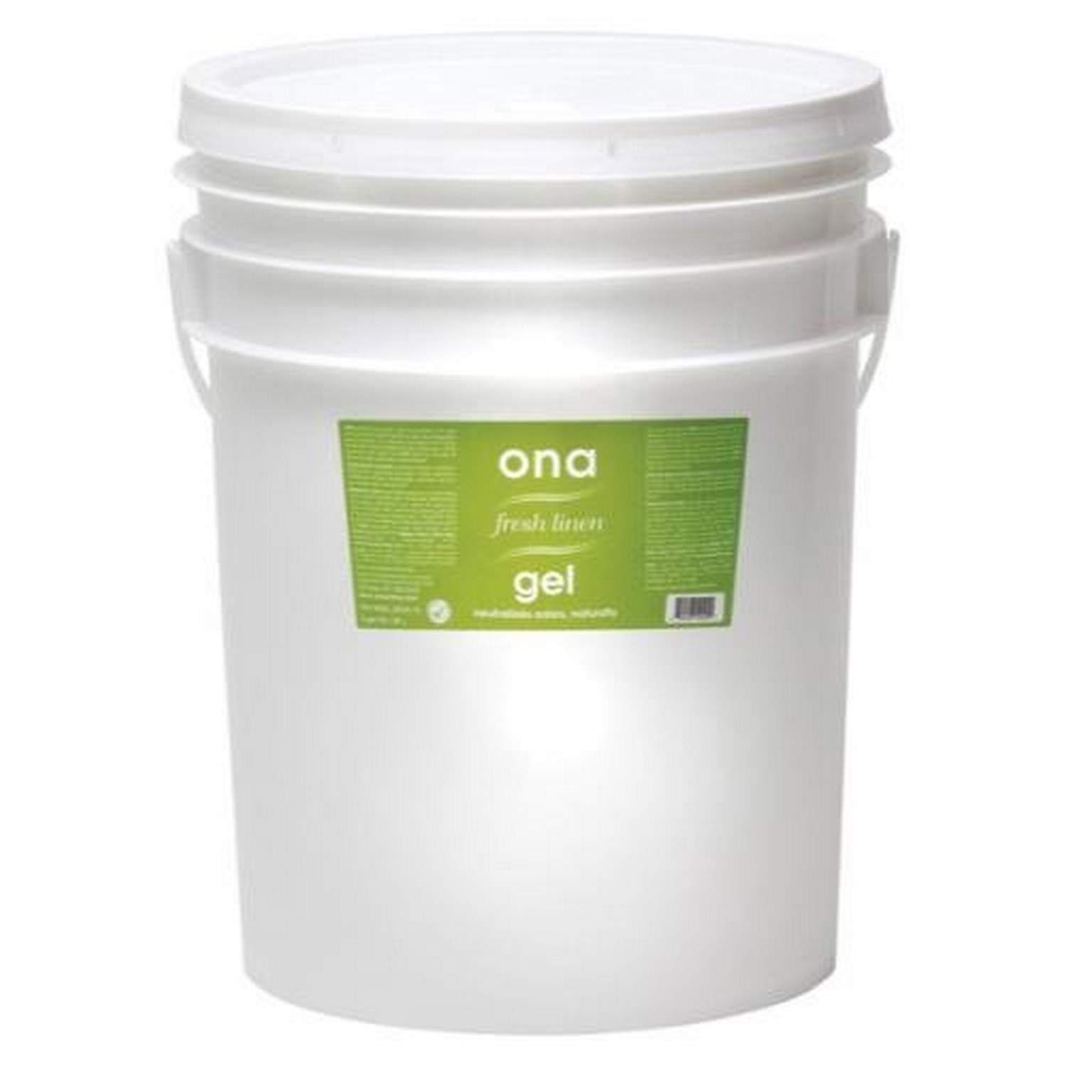Ona Gel Fresh Linen Scent, 20kg (44 lb) White - Odor Eliminator for Home, Office & Warehouse | Long-Lasting Air Freshener Gel