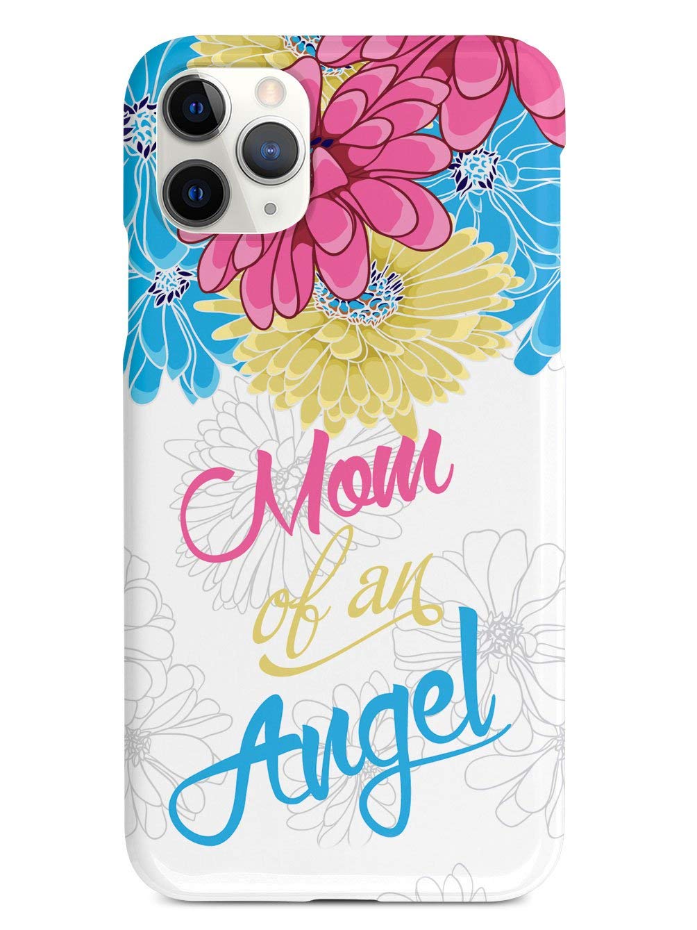 Inspired Cases - 3D Textured Protective Phone Case Compatible with iPhone 12 Pro - Durable Shockproof Cover for Apple iPhone 12 Pro - Perfect Gift for Moms, Angel-Themed Design - Ideal for Everyday Use, Travel & Special Occasions