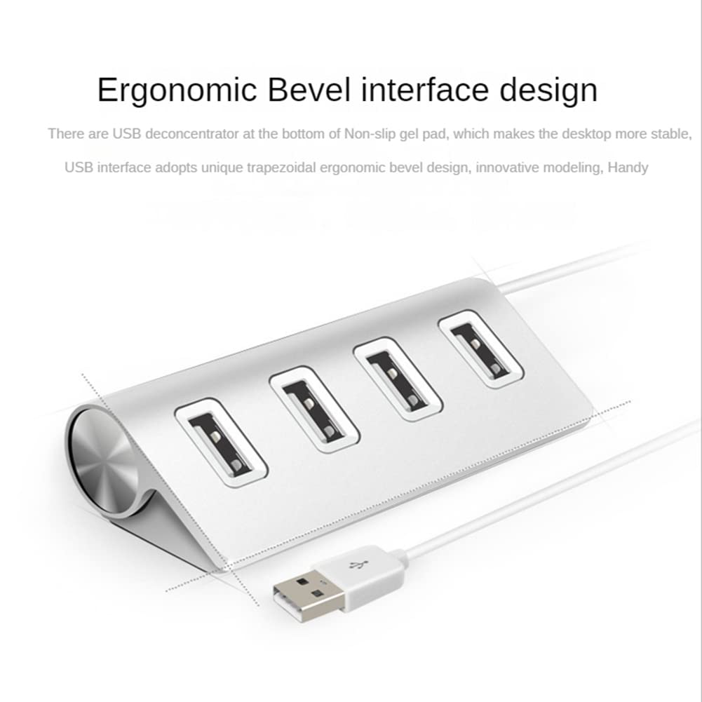 FIGGRITID 7-Port High Speed USB 3.0 Hub with Power Adapter - USB Splitter for Laptop, Desktop PC - Expand Connectivity for Multiple Devices (Keyboard, Mouse, Printer, External Drive) - Ideal for Home Office, Gaming & Workstation Setup