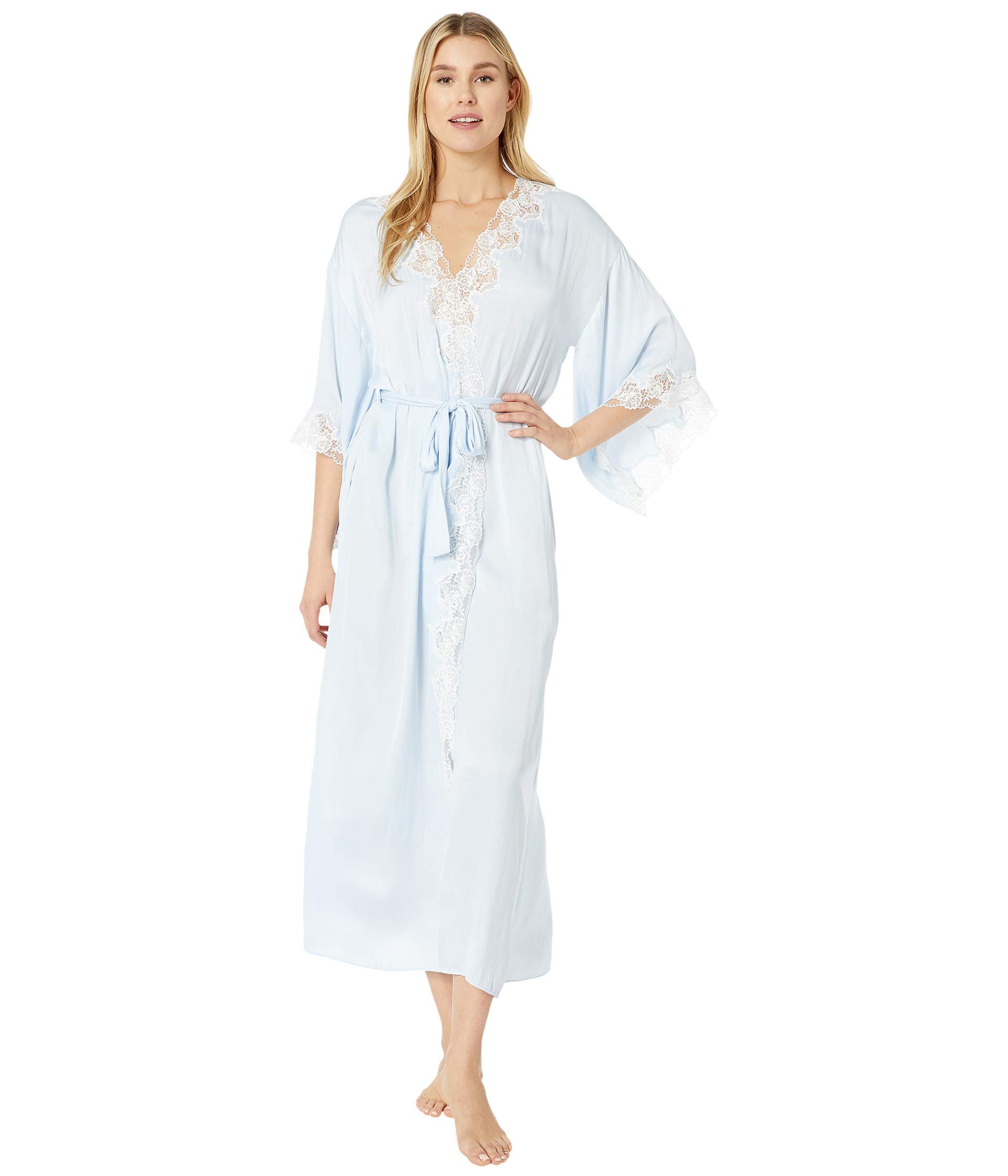 Eileen West Women's Satin Ballet Wrap Robe - Soft Luxurious Bathrobe for Spa, Bridal Shower & Loungewear