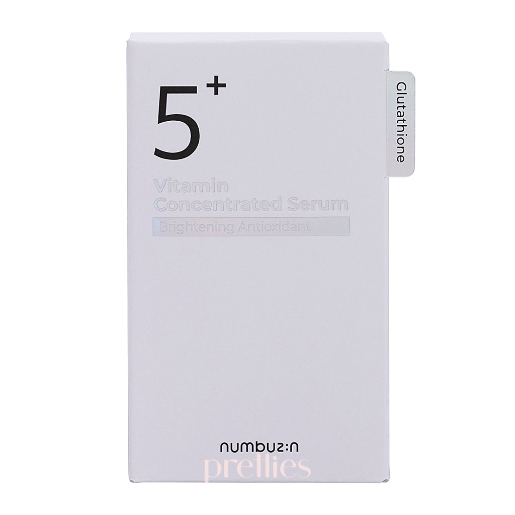 Numbuzin No.5+ Vitamin Concentrated Serum 30ml - Brightening & Anti-Aging Face Treatment for Glowing Skin | Perfect for Daily Skincare Routine & Night Care