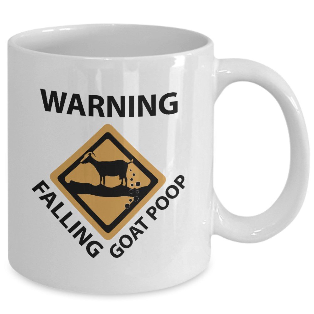 Premium 11 oz Goat Poop Coffee Mug - Funny 3D Goat Design - Unique Gift for Coffee Lovers - Perfect for Home, Office & Farmhouse Decor