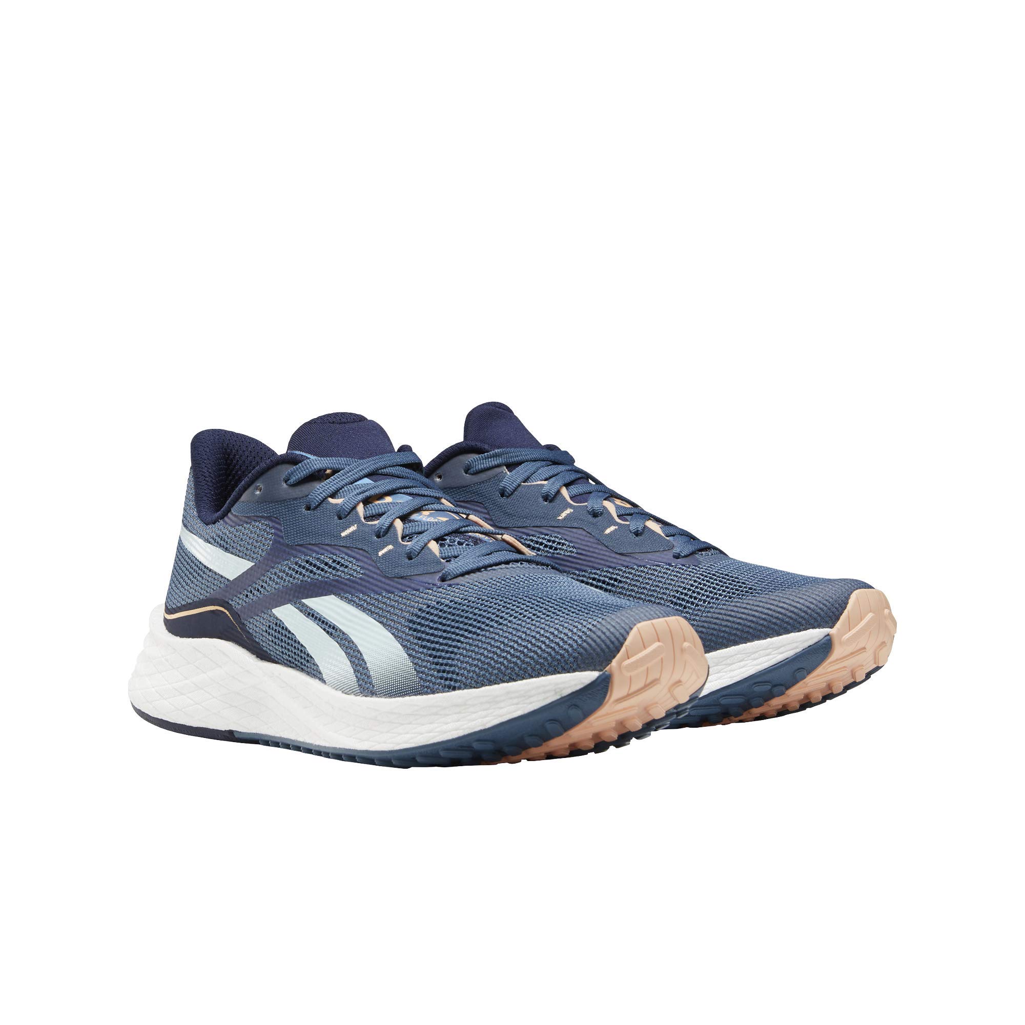 Reebok Women's Floatride Energy 3.0 Running Shoes - Lightweight Cushioned Sneakers for Jogging & Gym Workouts, Brave Blue/Vector Navy/Aura Orange, Size 7 US - Perfect for Road Running, Training & Fitness Activities