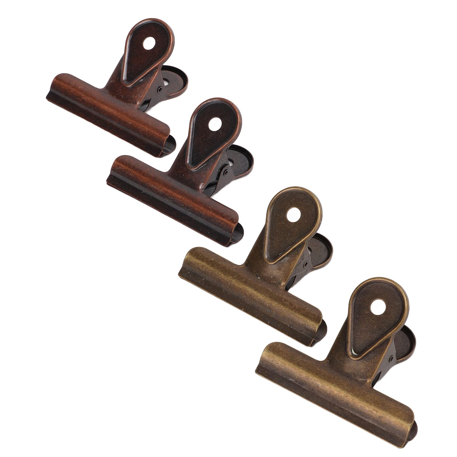 Durable Magnetic Chip Clips Set - 2 Colors, Small Portable Metal Clips for Home & Office Organization | Perfect for Fridge, Pantry, and Document Organization
