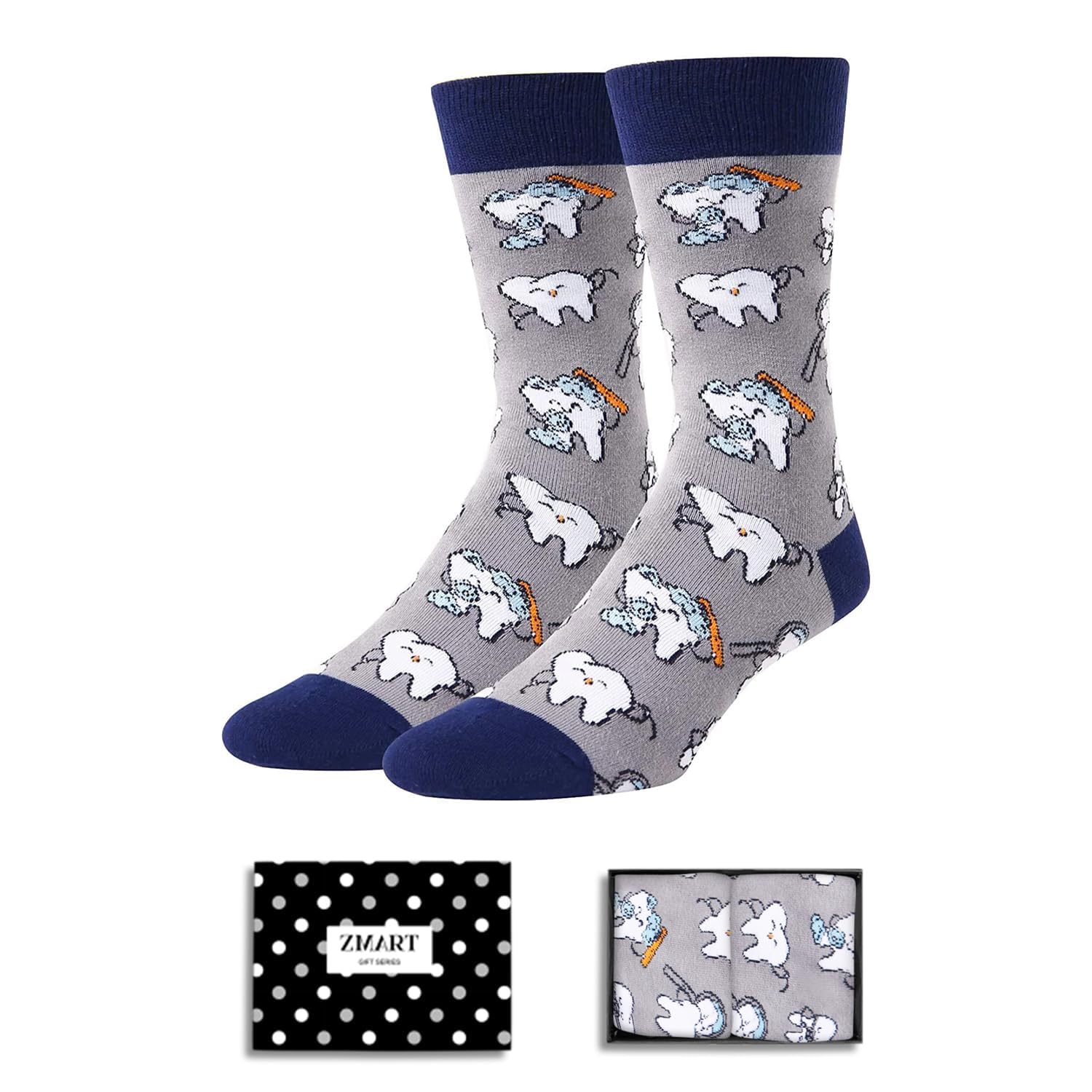 Zmart Fireman, Lawyer, Veterinarian, Dentist & Police Gifts Socks - Funny Novelty Socks for Men & Women - Perfect for Barber, Doctor & First Responder Appreciation Gifts