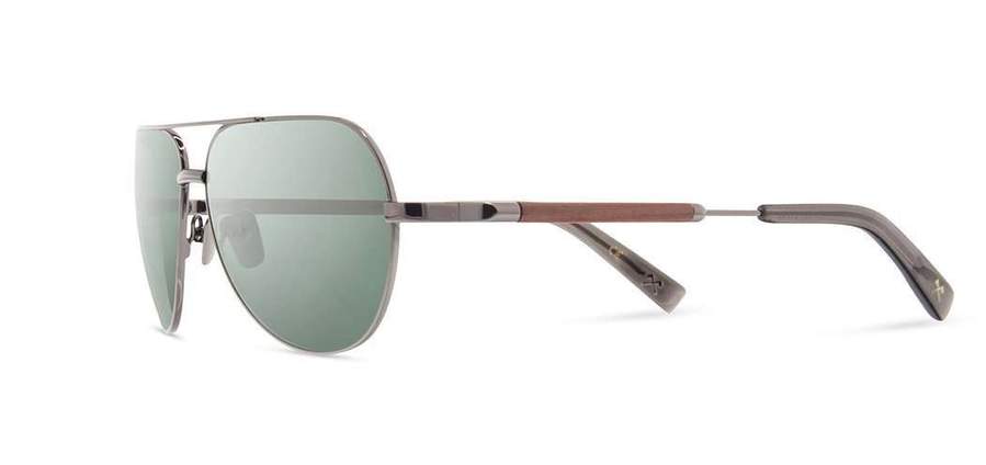 Shwood Redmond Metal Sunglasses - Black Chrome Titanium Frame with G15 Polarized Lenses - Stylish & Durable for Outdoor Activities, Driving & Fashion