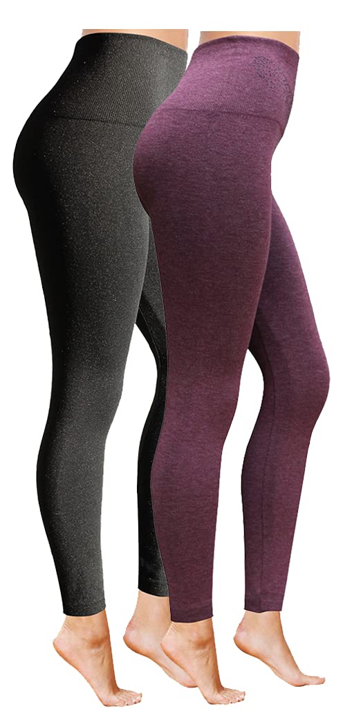 COMFY FOREVER Women's Fleece Lined Thermal Leggings - Ultra Soft Winter Warm Pants for Cold Weather | Perfect for Yoga, Lounging & Outdoor Activities