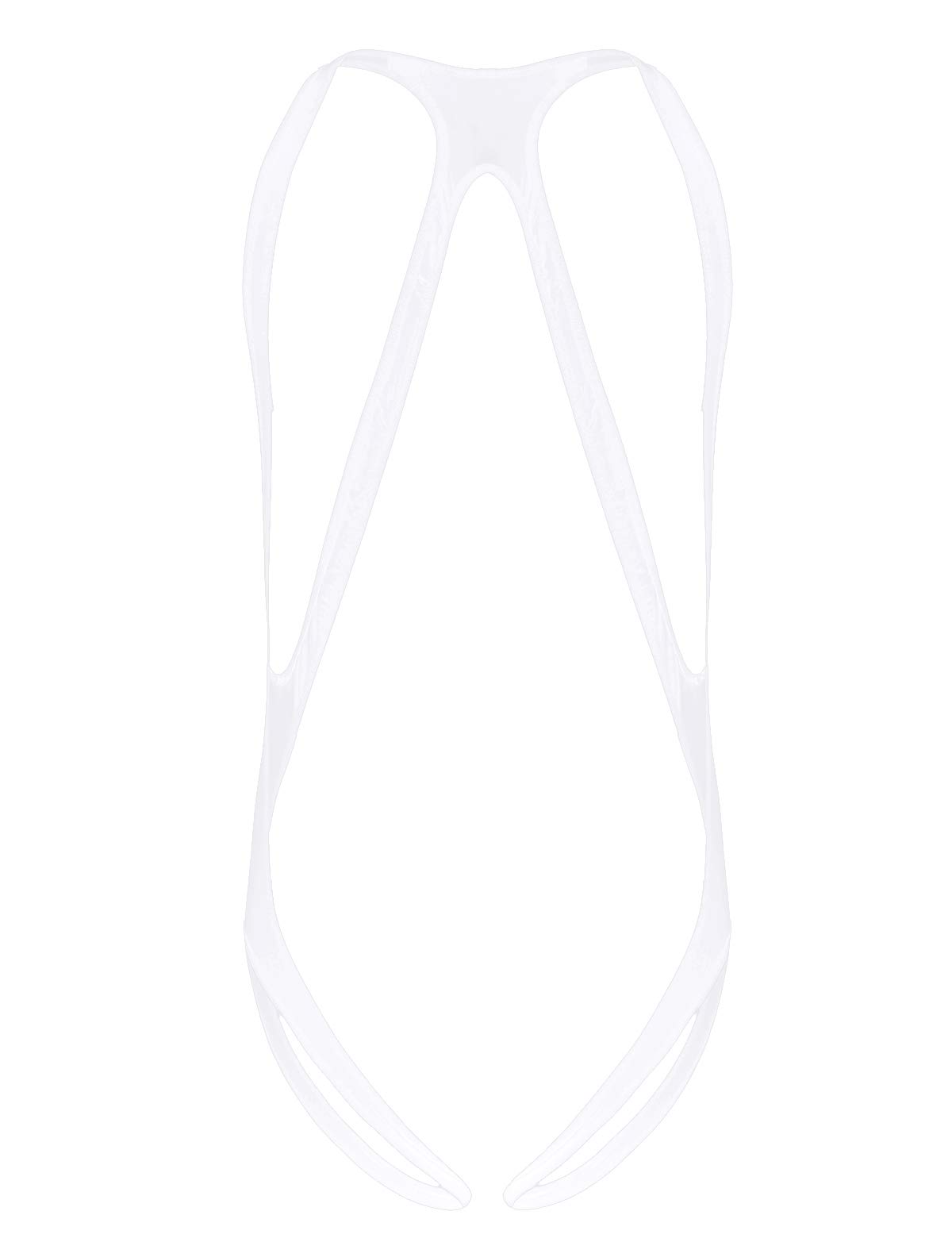 Men's Mankini Jockstrap - Hollow Out Leotard Briefs with Suspenders - Sexy Thong Underwear for Men - Perfect for Beach, Pool, and Costume Parties