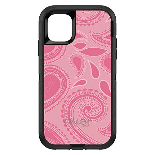 Big Pink Paisley On Black Case