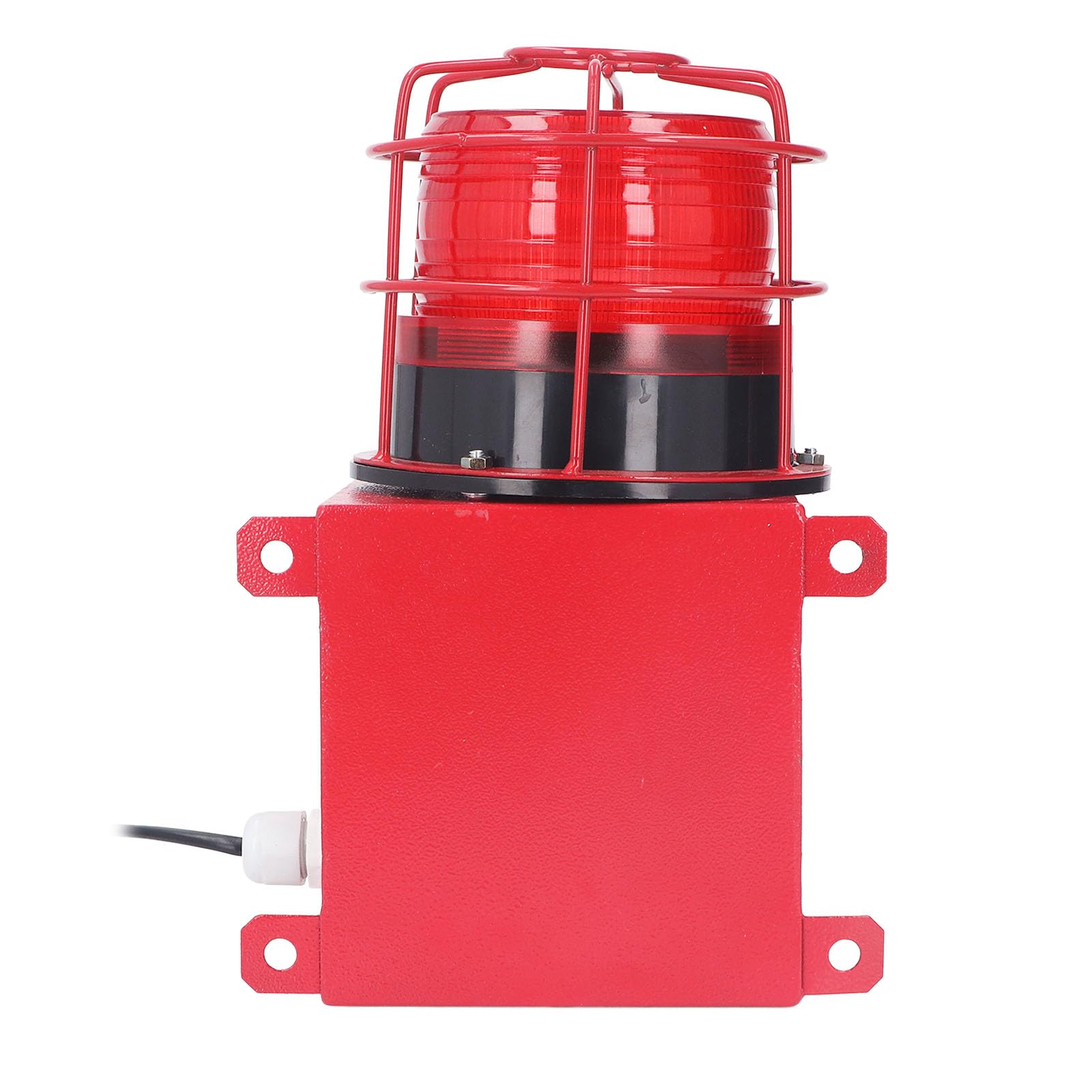115dB Industrial Sound & Light Alarm - High Power Siren Horn with LED Strobe - IP65 Waterproof Wall Mount Emergency Alarm for Outdoor Use (DC12V) - Perfect for Factories, Warehouses & Security Systems
