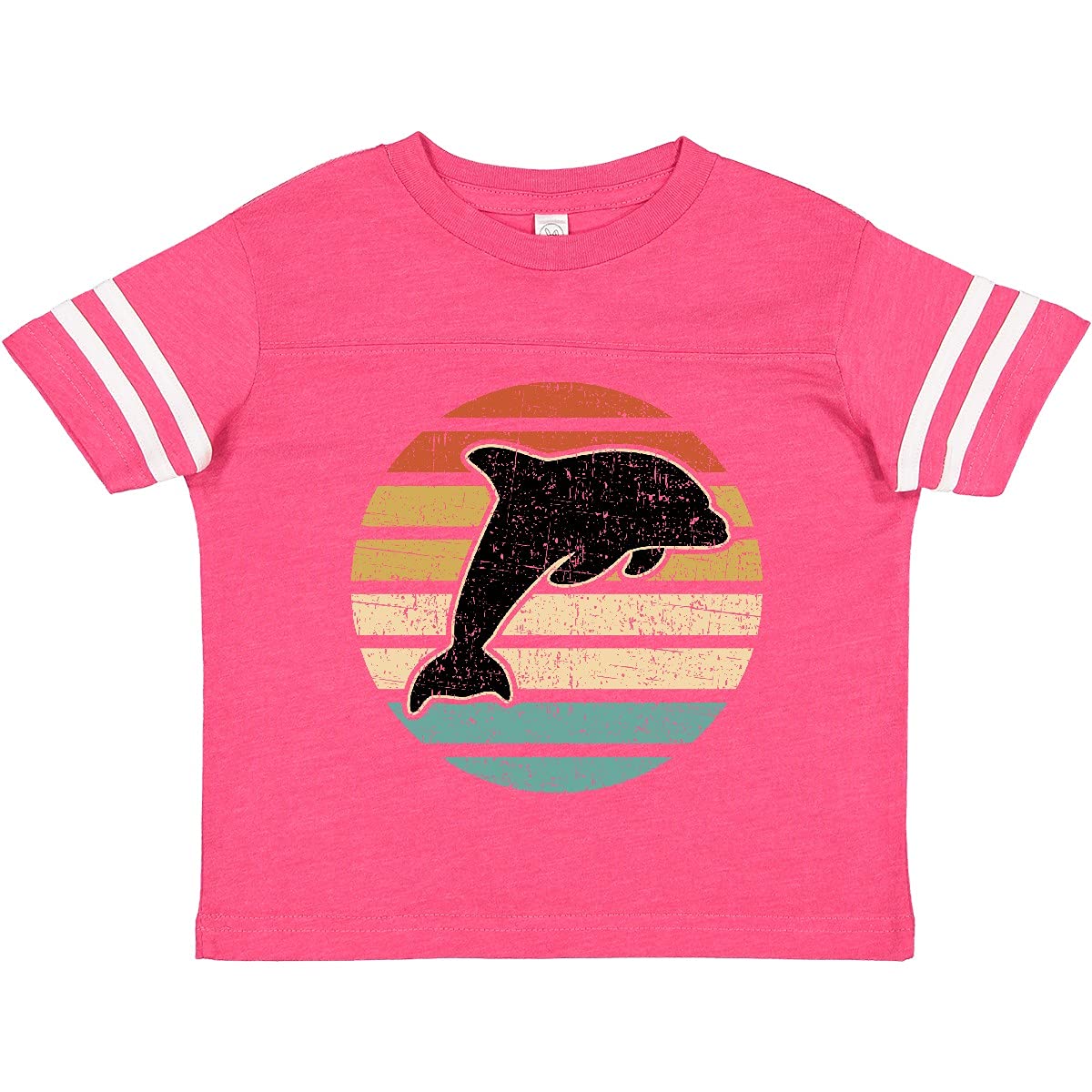 Inktastic Cute Dolphin Beach Vacation Toddler T-Shirt for Boys & Girls - Perfect for Summer Outings, Beach Trips & Family Holidays