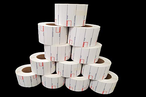 CAS Printing Scale Label 24 Rolls - High-Quality Thermal Labels for Shipping & Packaging (8010-24R) | Made in USA | Perfect for E-commerce, Warehousing & Retail Inventory Management