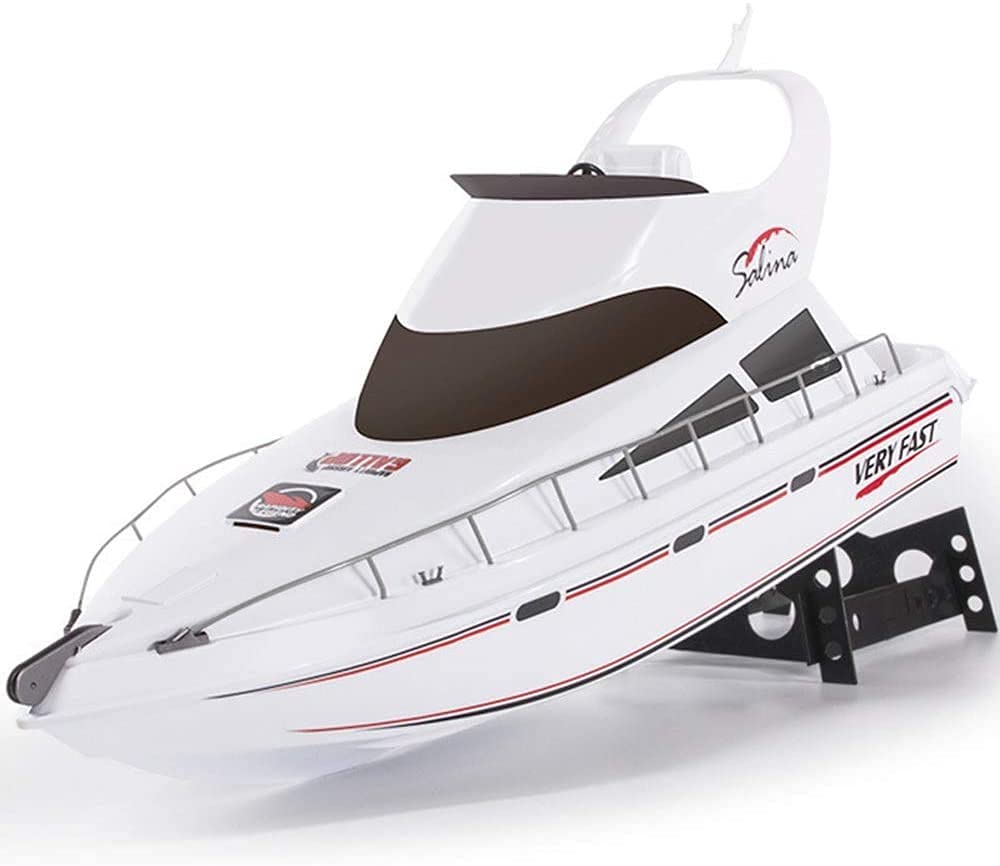 **2.4G Off-Road RC Trucks & Remote Control Yacht - 30KM/H Fast Electric RC Boat for Adults & Kids, Large Simulation Luxury Model Toy Gift for Outdoor & Pool Play**