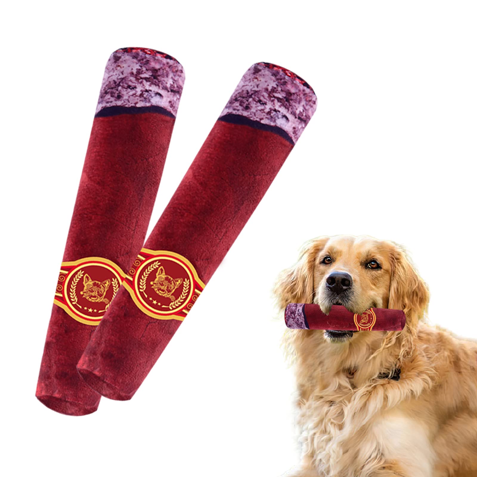 Funny Plush Squeaky Dog Toys - Interactive Pet Chew Toys for Small, Medium & Large Dogs - Perfect for Playtime, Training & Birthday Gifts