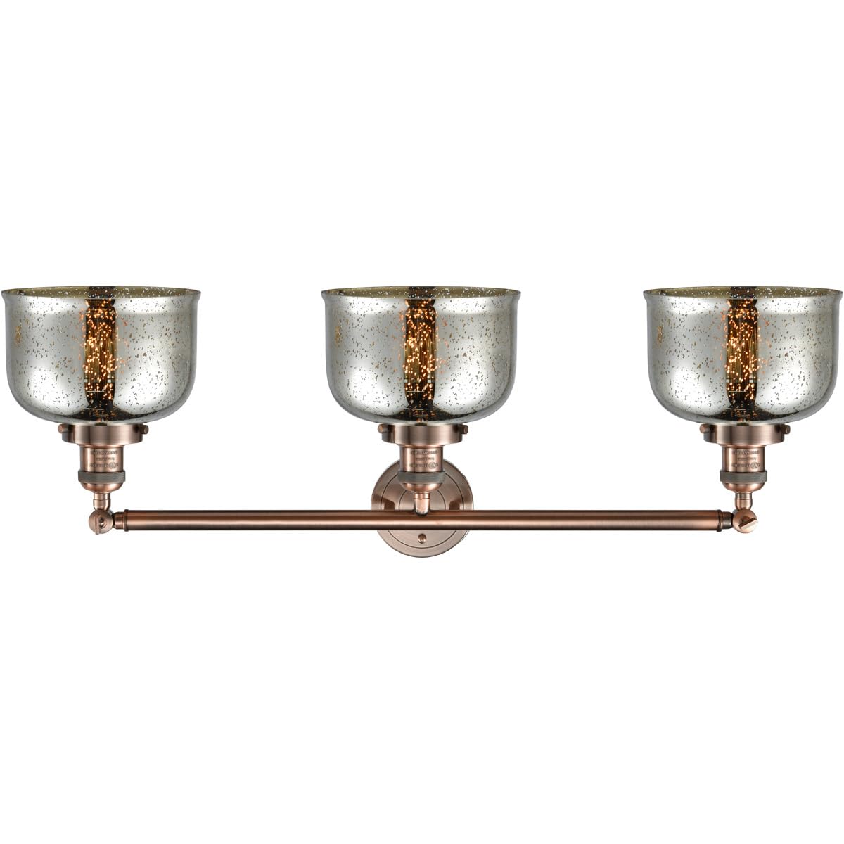Franklin Restoration Collection 205-AC-G78-LED Copper LED Bathroom Vanity Light - Modern Lighting Fixture for Bathroom, Powder Room & Dressing Area