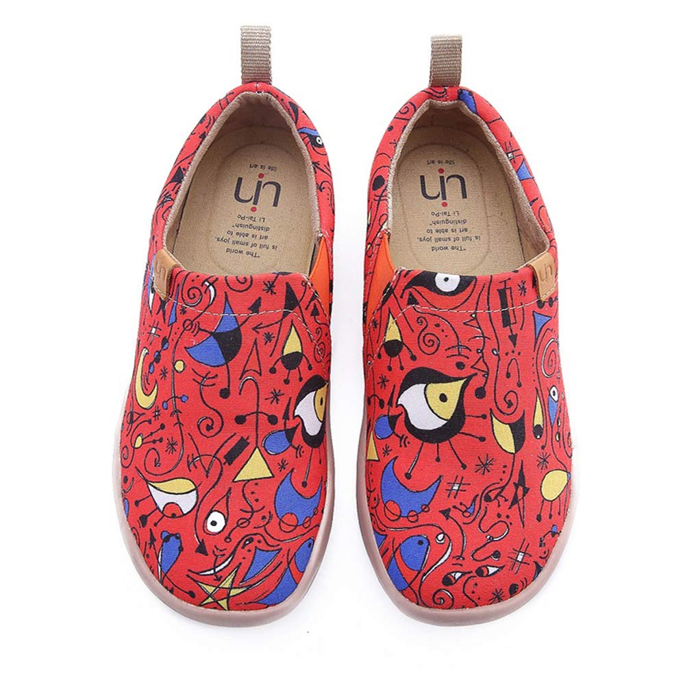 UIN Men's & Women's Casual Slip-On Canvas Loafers - Lightweight Comfortable Walking Shoes for Travel & Everyday Wear | Perfect for City Strolls, Commuting & Weekend Outings