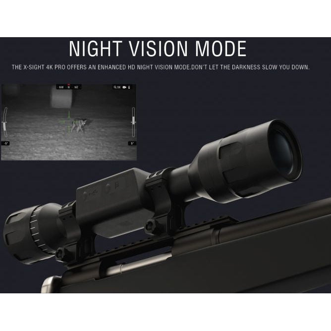 ATN LTV 5-15X Smart Day & Night Vision Hunting Rifle Scope - Thermal Imaging for Coyote, Hog & Predator Hunting at Dusk or Dawn