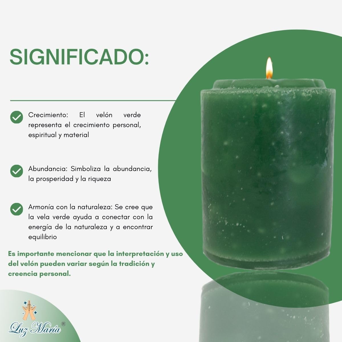 Luz Maria Traditional Unscented Candles 500g - Pack of 4 (Red, Blue, Green, Yellow) - Handmade Prayer Candles for Religious Altars, Home Decor & Spiritual Ceremonies