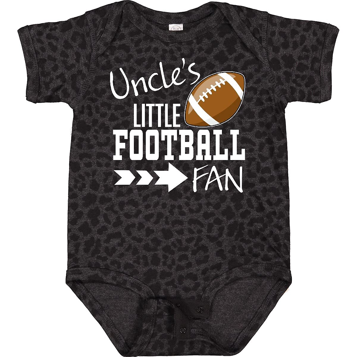 Inktastic Uncle's Little Football Fan Baby Bodysuit - Cute Infant Onesie for Game Day & Family Events - Perfect Gift for Newborns & Football Lovers
