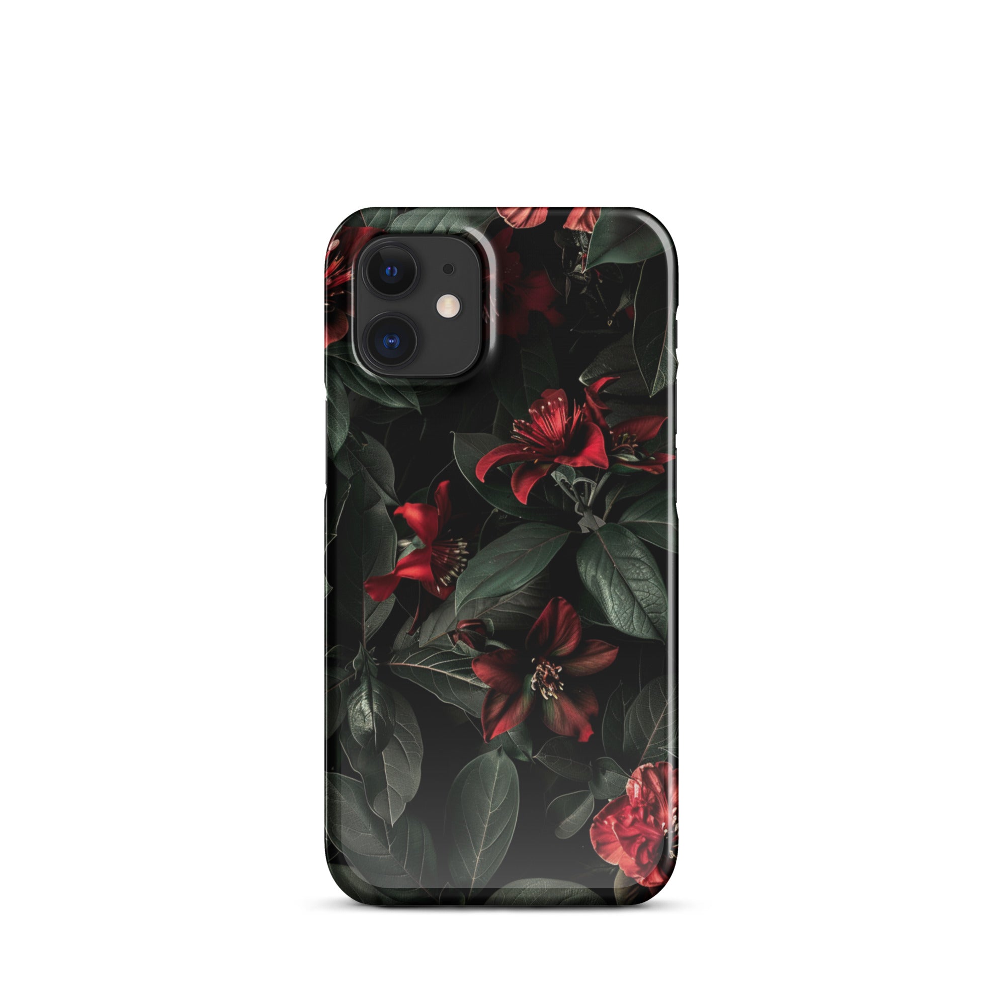 Floral Pattern iPhone Snap Case - Stylish Protective Cover for iPhone 11/12/13/14/15 Pro Max - Perfect for Everyday Use, Travel & Fashion Accessories