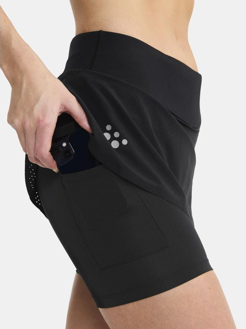 Women's PRO Hypervent Running Skirt 2 - Breathable Athletic Skirt for Running, Tennis & Yoga - Lightweight Quick-Dry Workout Skirt with Built-in Shorts