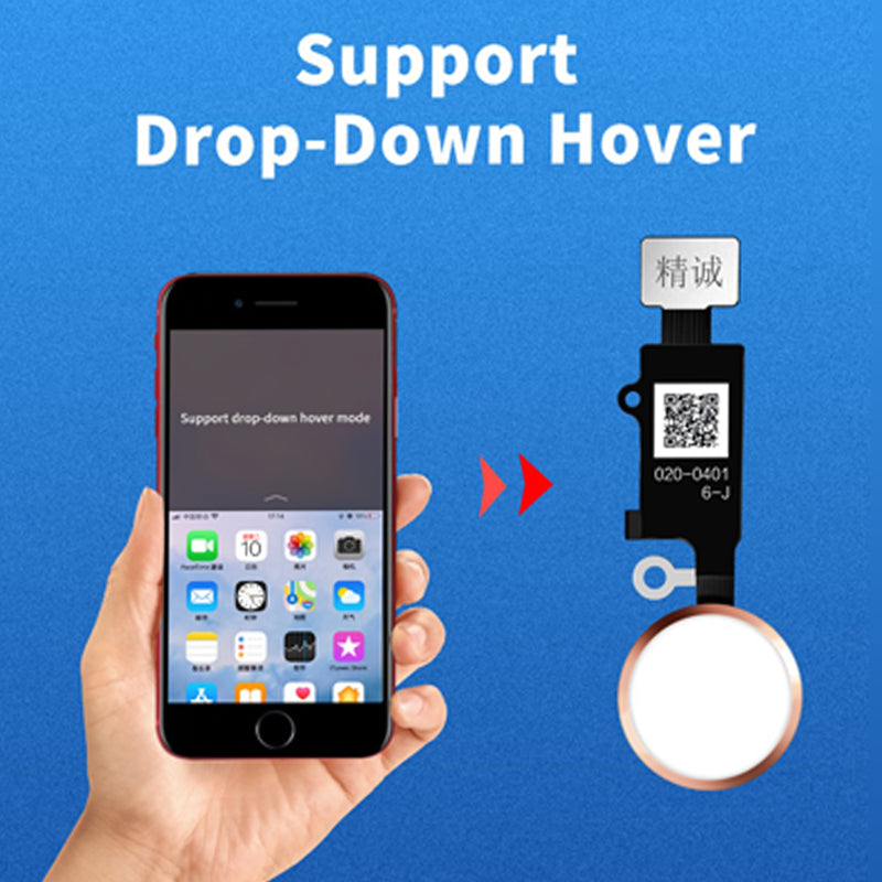 Original iPhone 7/8/7 Plus/8 Plus/SE 2020/SE 2022 Home Button Replacement with Return Function - Gen 6 | Compatible with Multiple iPhone Models | Perfect for DIY Repairs & Screen Replacement Projects