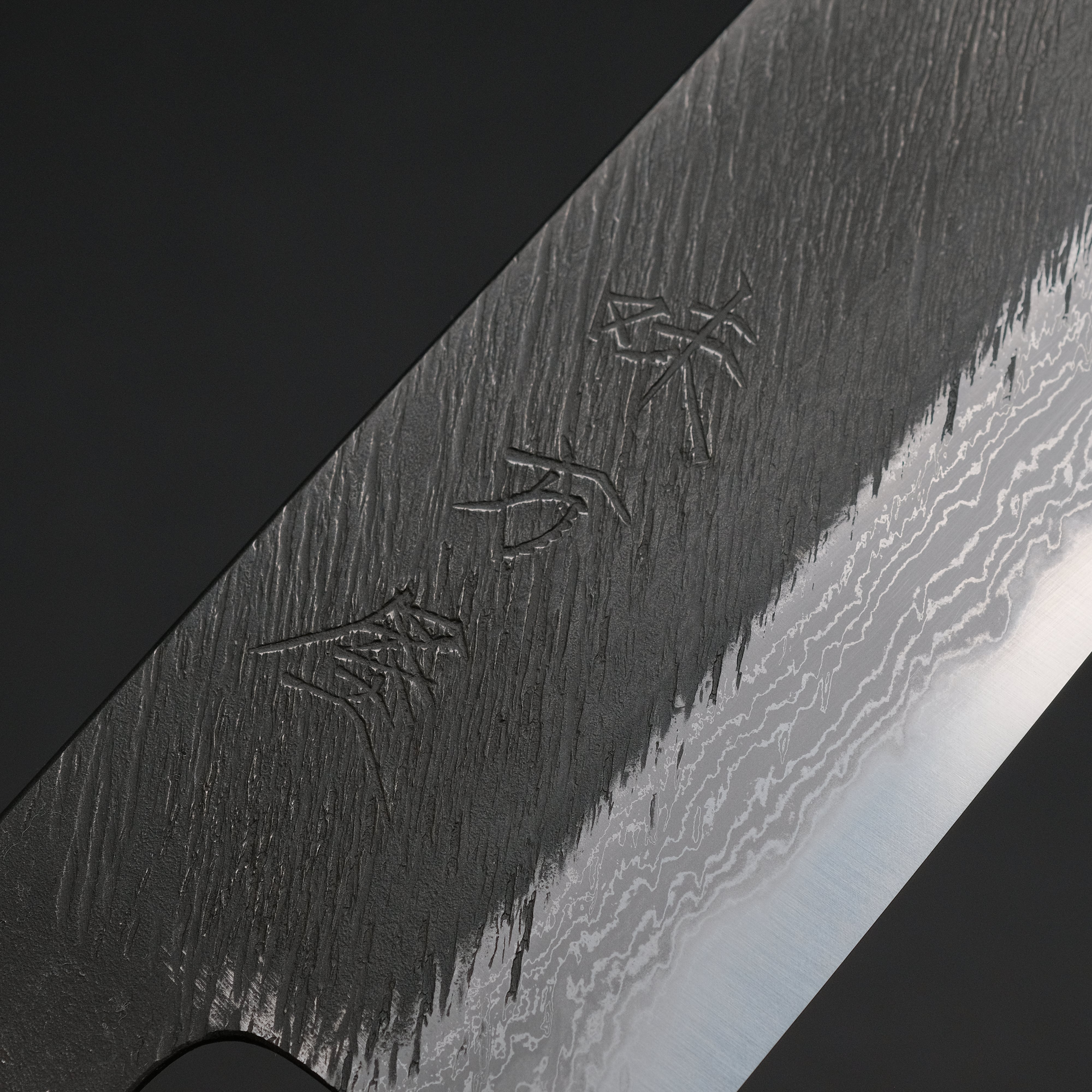Premium Ajikataya White #2 Matsuba Damascus Santoku Knife 180mm - Olive Wood & Resin Handle (#19) - Japanese Kitchen Knife for Professional Chefs & Home Cooking - Perfect for Slicing, Dicing & Chopping Vegetables, Meat & Fish