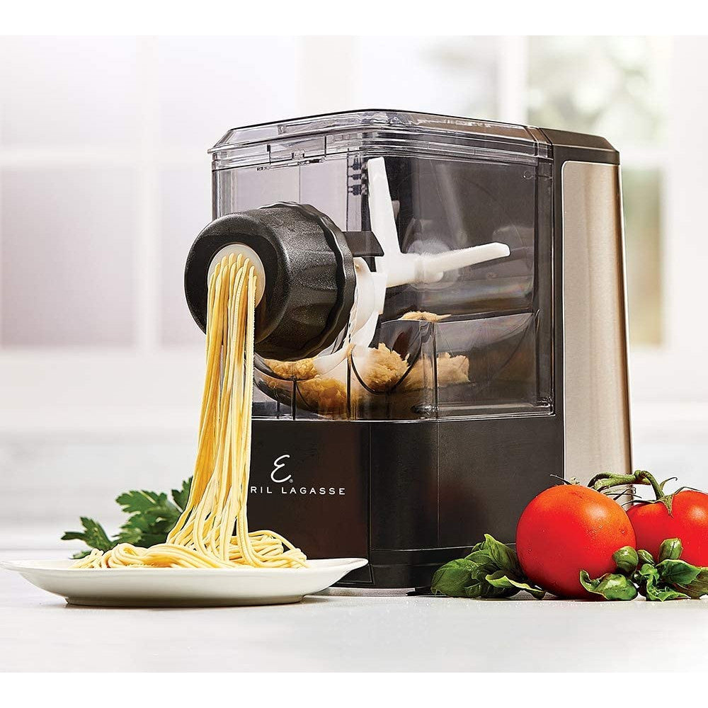 EMERIL PM 01 Automatic Pasta and Noodle Maker Machine - Fresh Homemade Pasta, Spaghetti, Fettuccine - Perfect for Italian Cooking, Family Dinners & Restaurant Quality Meals at Home