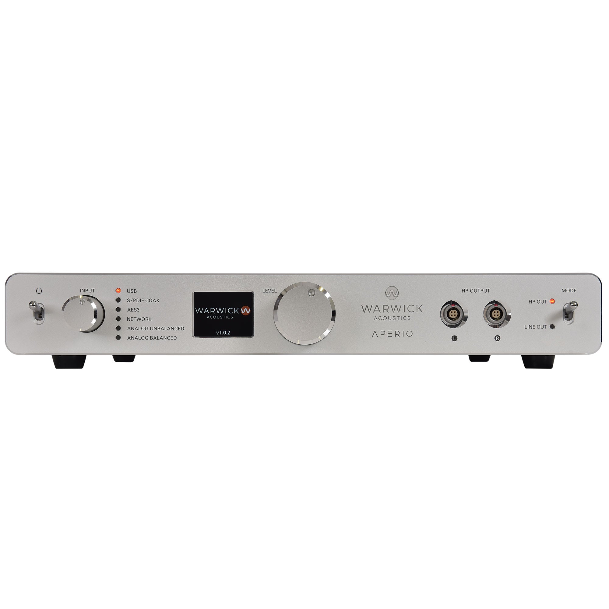 Warwick Acoustics APERIO Premium Electrostatic Headphone System - High-Fidelity Audiophile Earspeakers for Home Listening & Studio Monitoring