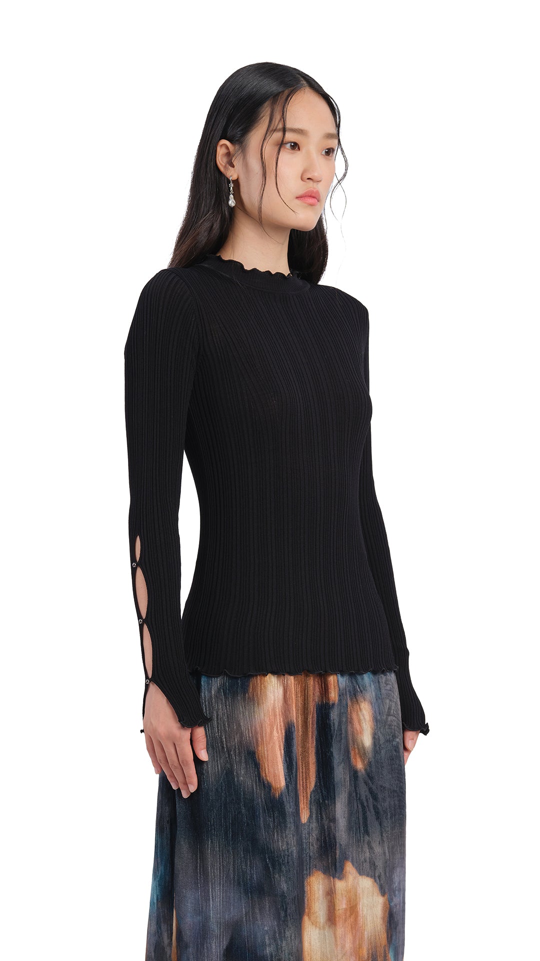 Stylish Beaded Basic Sweater for Women - Trendy Knit Pullover with Elegant Bead Details | Perfect for Casual Outfits, Office Wear & Holiday Parties