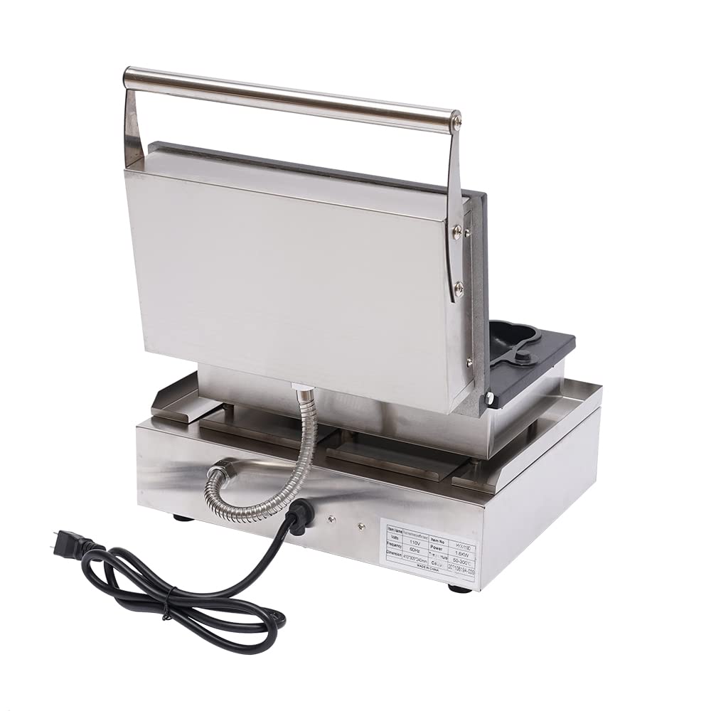4Pcs Commercial Electric Hot Dog Baker & Non-Stick Waffle Stick Maker - Stainless Steel Egg Waffle Machine for Bakery, Dessert Shop, Mall - Perfect for Street Food Vendors, Cafes, and Home Breakfast Preparation