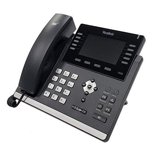 Yealink T46S IP Phone with POE (Power Over Ethernet) - Business VoIP Desk Phone for Office, Home, and Remote Work - HD Audio & Call Management