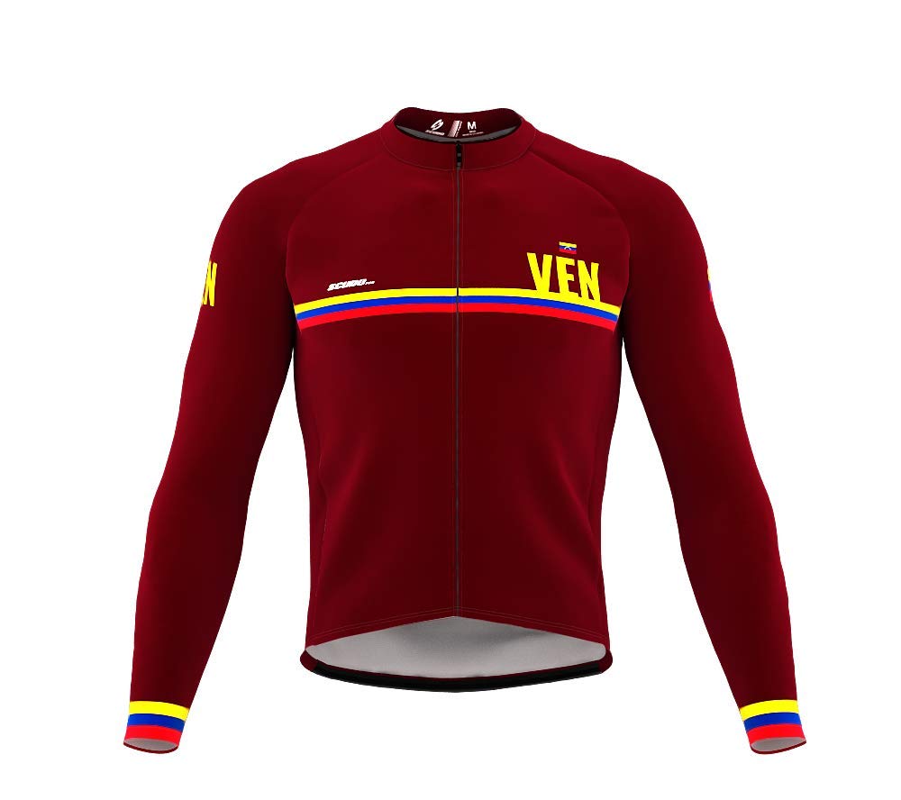 ScudoPro Pro Thermal Long Sleeve Cycling Jersey for Men - Winter Bike Riding Gear - Perfect for Cold Weather Training & Outdoor Sports