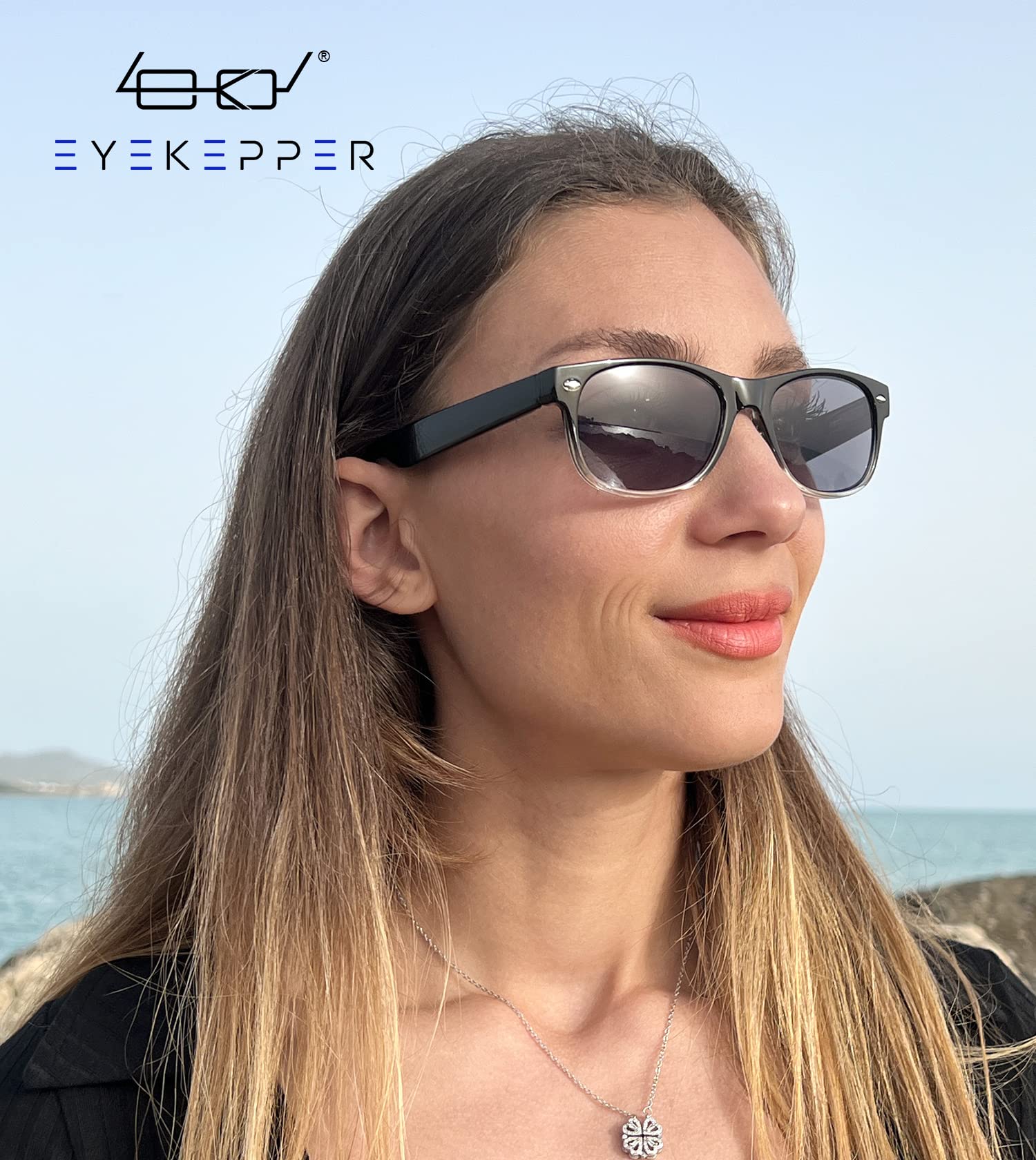 Eyekepper Classic 80's Style Reading Glasses for Women - 5 Pairs Set with Readers & Reading Sunglasses - Perfect for Reading, Computer Work, and Outdoor Activities