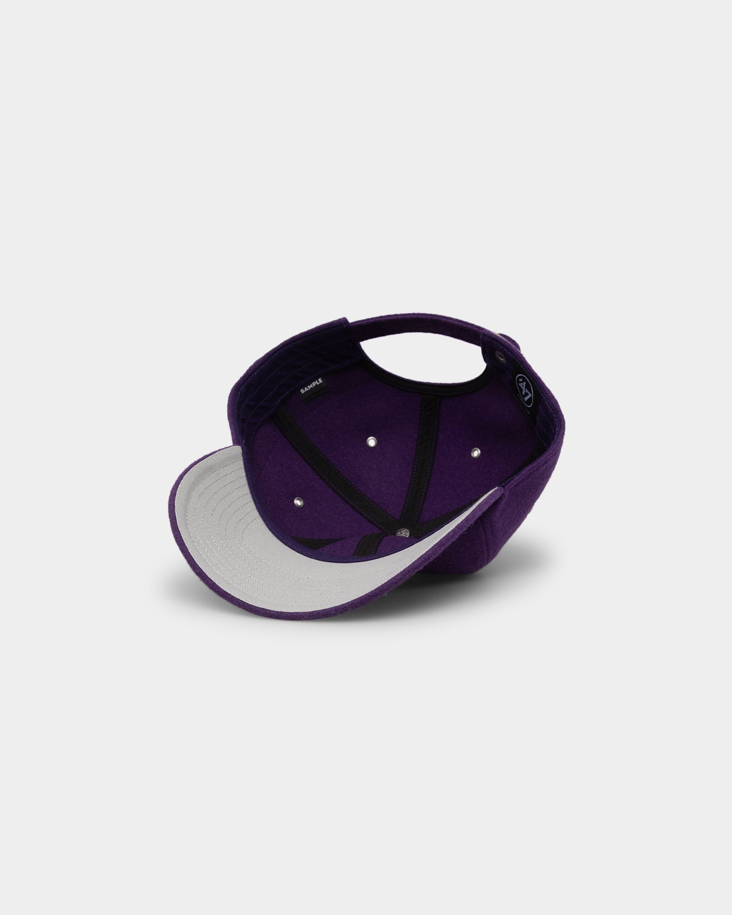 47 Brand Tampa Bay Rays Wooly '47 Clean Up Strapback Purple Adjustable Hat - Perfect for Baseball Games, Outdoor Activities & Casual Wear