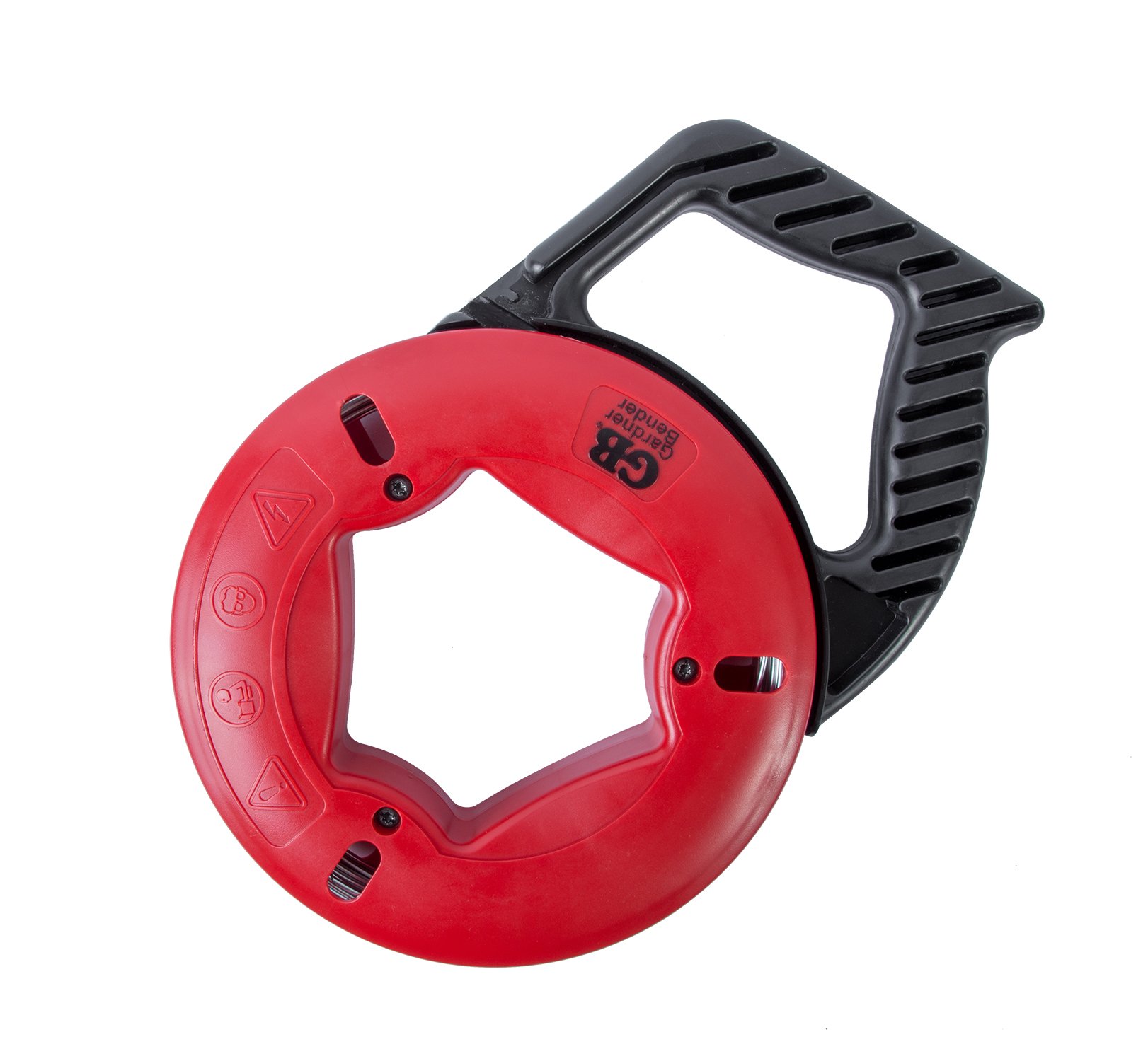 **Gardner Bender FTS-65R Fish Tape - 65ft Corrosion-Resistant Carbon Steel with Nylon/ABS Housing, Rubber Grip & Patented Handle - ⅛ Inch Width for Electrical Wiring & Cable Pulling**    *(Perfect for Electricians, DIY Home Wiring, Conduit Installation & Tough Job Sites)*