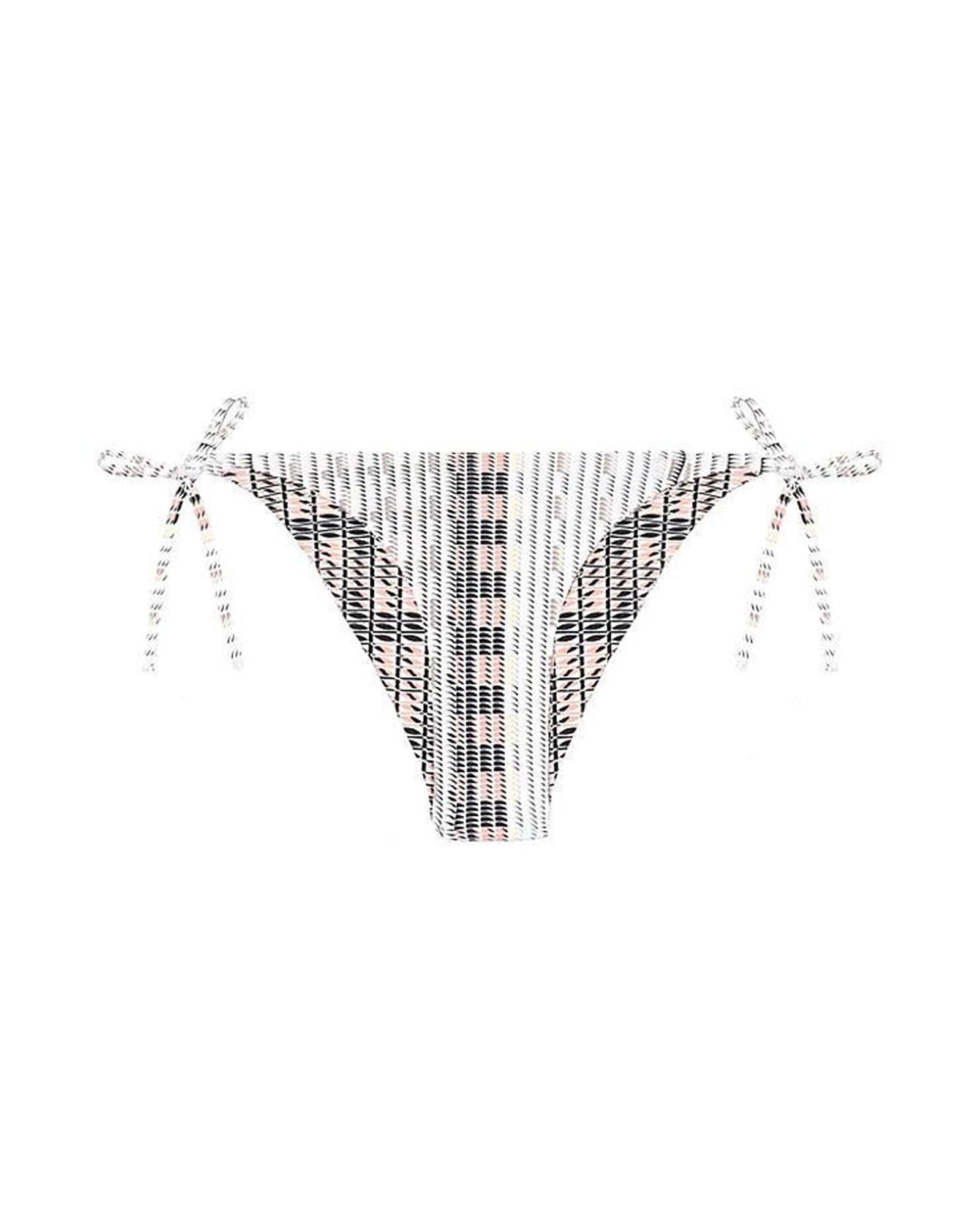 Blush Pink High Waist Bikini Bottom - Crescent Tie Side Swimwear for Women | Perfect for Beach Vacations, Pool Parties & Summer Getaways
