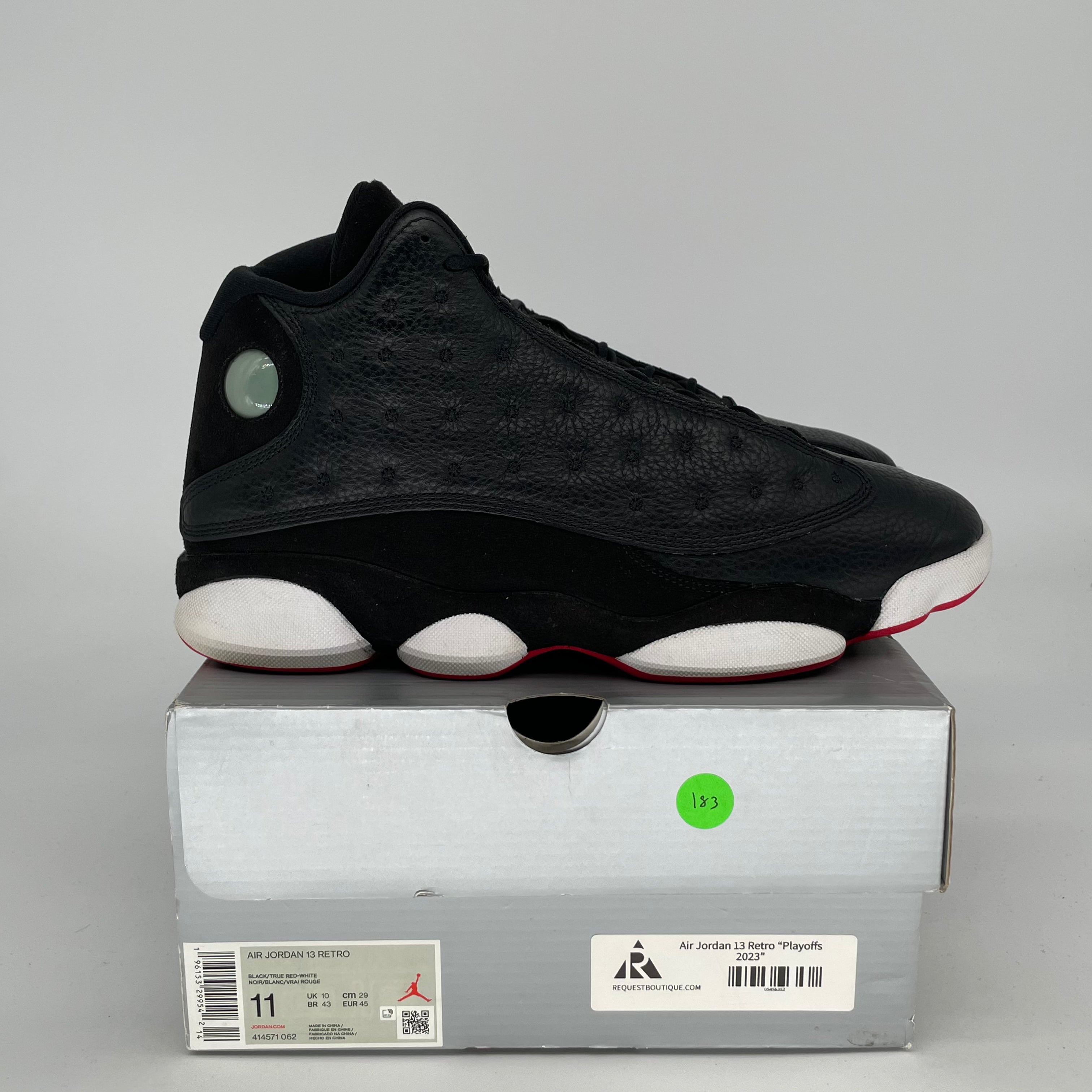 AIR JORDAN 13 PLAYOFFS Basketball Shoes Men's Size 11 & Women's 12.5W - Style 414571-062 | Retro Sneakers for Court Play & Streetwear Fashion