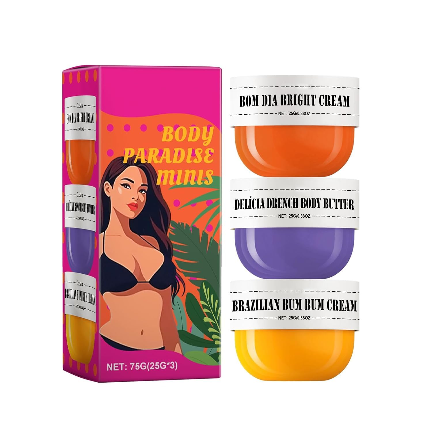 Brazilian Bum Firming Cream - Deeply Moisturizing & Tightening Body Cream for Smooth Skin | Buttocks & Body Moisturizer for Women | Nourishes Dry & Sensitive Skin | Perfect for Post-Workout, Daily Hydration & Skin Care Routine