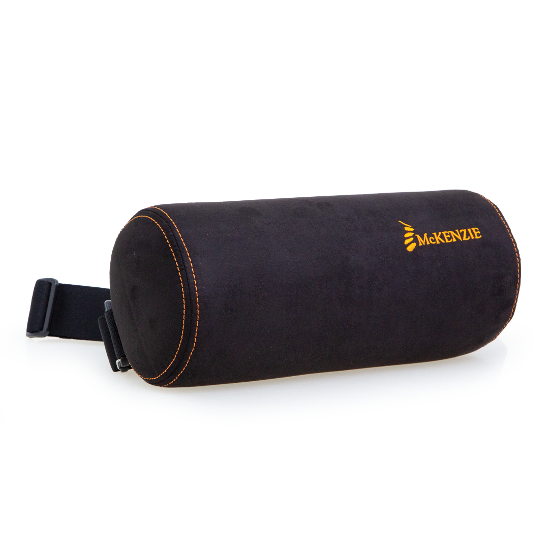 McKenzie Signature Lumbar Roll - Premium Back Support Cushion for Office Chair, Car Seat & Home Use - Ergonomic Posture Corrector for Lower Back Pain Relief