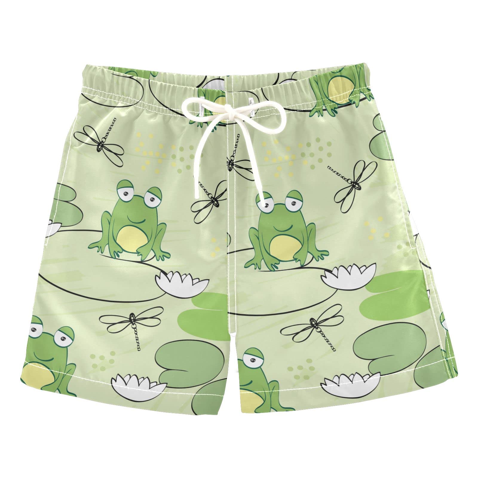 Quick Dry Boys Swim Trunks Adjustable Waist for Toddler to Teen 2T-16 - Pool & Beach Fun