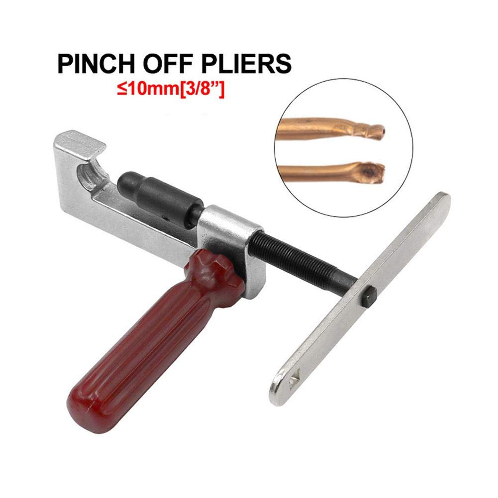 Copper Tube Sealing Pliers - Aluminum Pipe Sealing Tool for AC Liquid Leakage Prevention | HVAC Repair, Refrigerant Line Maintenance & Plumbing Applications