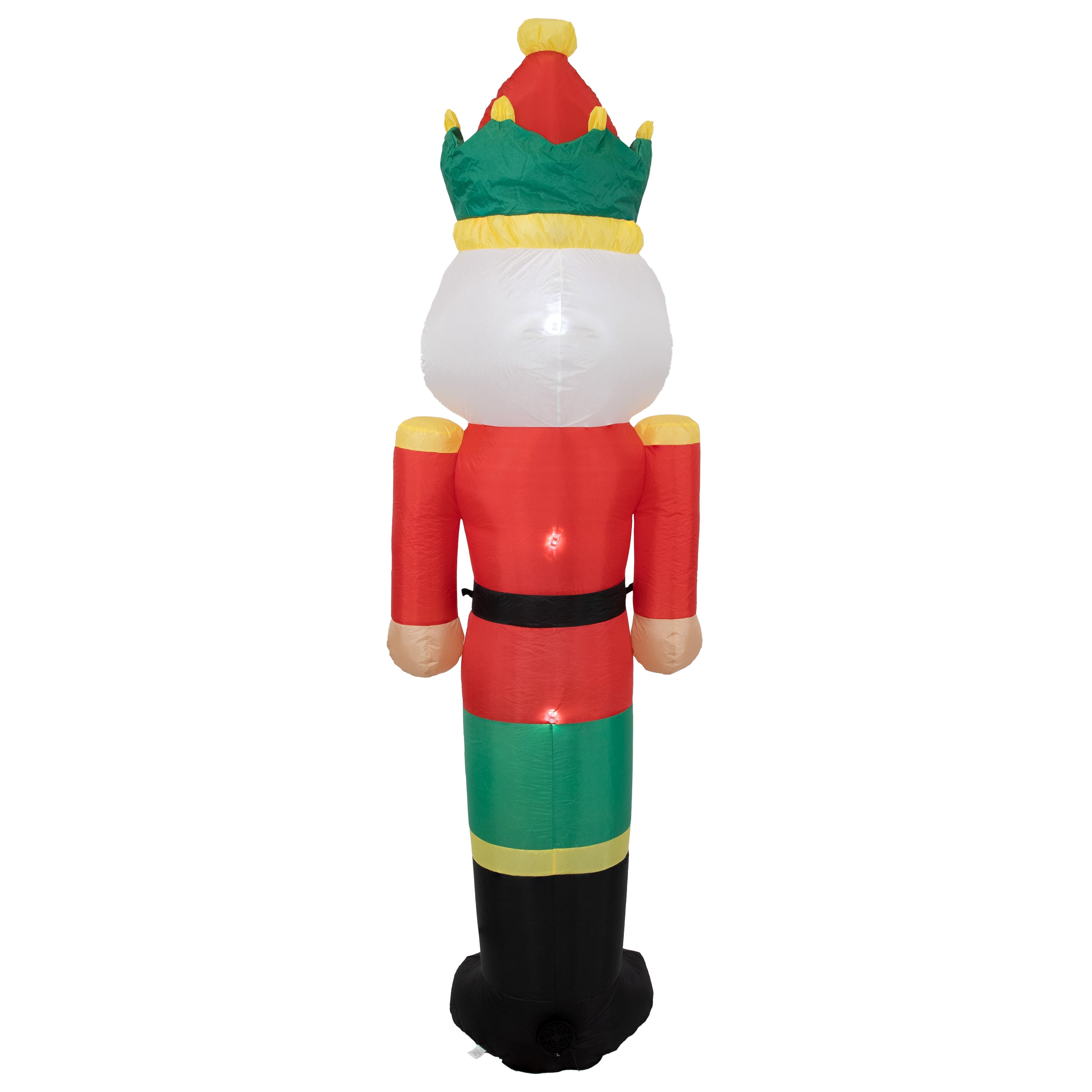 Sunnydaze 8-Foot Nathaniel the Nutcracker Inflatable Outdoor Christmas Decoration for Yard, Lawn, and Holiday Party Decor