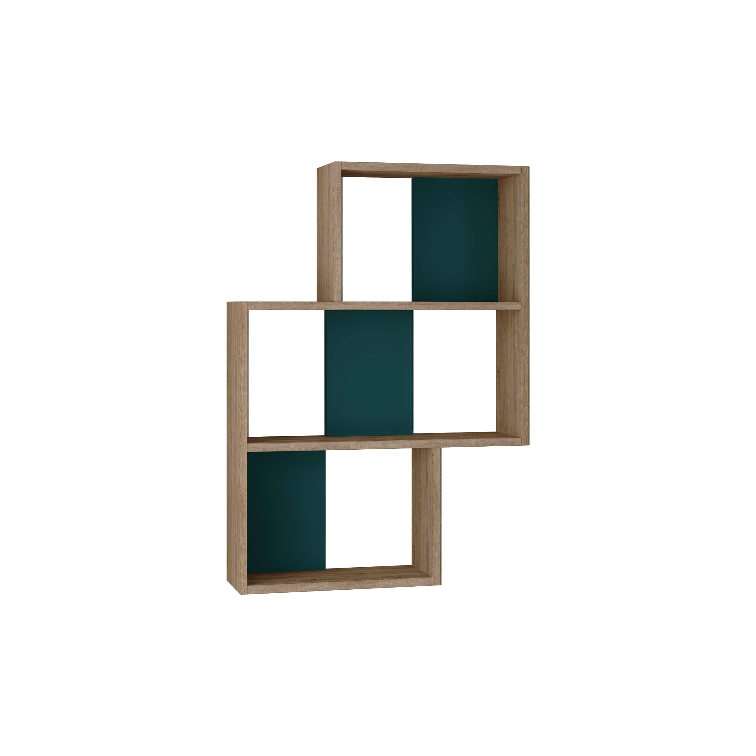 Modern Petrol Blue Wall Shelf 35.8